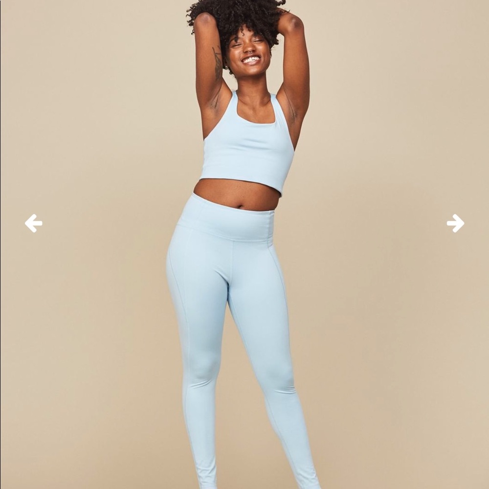 Girlfriend Collective Leggings in powder